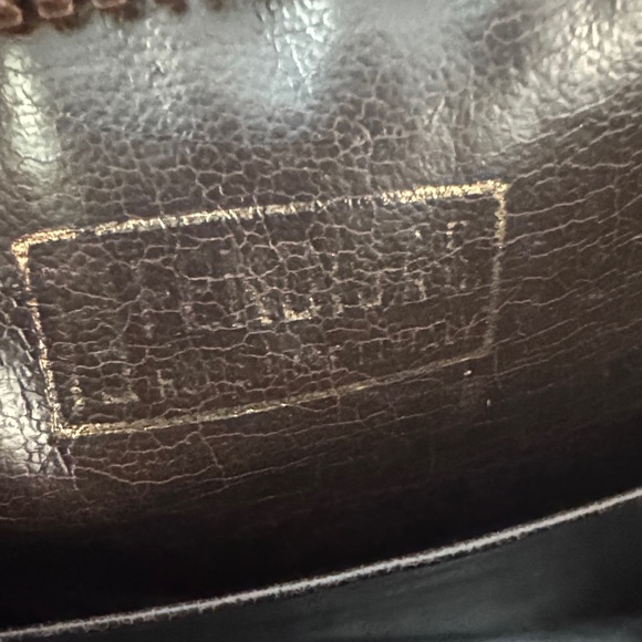 Fendi Tan Monogram Clutch/Pouch with COA - Picture 9 of 12